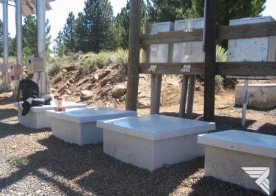 Battery Boxes feature a tamper resistant lockable lid to protect against unwanted human or animal intrusion