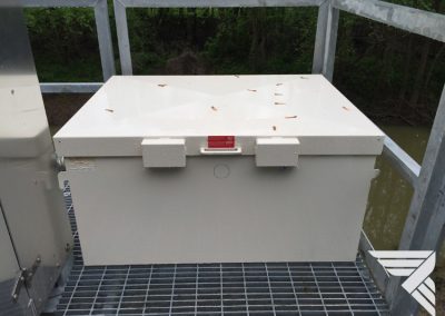 Heavy-Duty Battery Box on Platform
